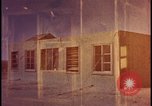 Image of atomic bomb blast hitting test building Nevada United States USA, 1955, second 20 stock footage video 65675078374