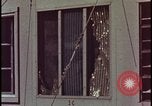 Image of atomic bomb blast hitting test building Nevada United States USA, 1955, second 27 stock footage video 65675078374