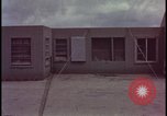 Image of atomic bomb blast hitting test building Nevada United States USA, 1955, second 37 stock footage video 65675078374