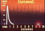 Image of atomic bomb animation showing thermal power Nevada United States USA, 1955, second 9 stock footage video 65675078376