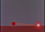 Image of atomic bomb animation showing thermal power Nevada United States USA, 1955, second 47 stock footage video 65675078376