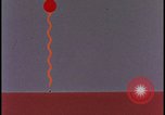 Image of atomic bomb animation showing thermal power Nevada United States USA, 1955, second 55 stock footage video 65675078376