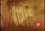 Image of atomic bomb burning palm trees Nevada United States USA, 1955, second 39 stock footage video 65675078377
