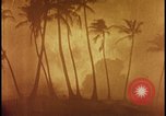Image of atomic bomb burning palm trees Nevada United States USA, 1955, second 41 stock footage video 65675078377