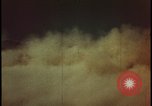 Image of atomic bomb shock wave hits huts Nevada United States USA, 1955, second 31 stock footage video 65675078378
