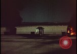 Image of atomic bomb shock wave hits huts Nevada United States USA, 1955, second 44 stock footage video 65675078378