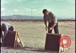 Image of atomic bomb testing of combustible insulation samples Nevada United States USA, 1955, second 9 stock footage video 65675078379