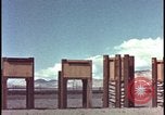 Image of atomic bomb testing of combustible insulation samples Nevada United States USA, 1955, second 28 stock footage video 65675078379