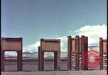 Image of atomic bomb testing of combustible insulation samples Nevada United States USA, 1955, second 30 stock footage video 65675078379