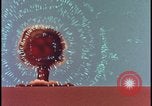 Image of animated atom bomb radiation Nevada United States USA, 1955, second 14 stock footage video 65675078381