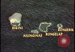 Image of Bikini Atoll fallout map Bikini Atoll Marshall Islands, 1954, second 1 stock footage video 65675078383