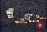 Image of Bikini Atoll fallout map Bikini Atoll Marshall Islands, 1954, second 4 stock footage video 65675078383