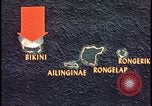 Image of Bikini Atoll fallout map Bikini Atoll Marshall Islands, 1954, second 7 stock footage video 65675078383