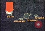 Image of Bikini Atoll fallout map Bikini Atoll Marshall Islands, 1954, second 8 stock footage video 65675078383