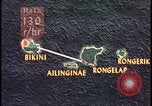 Image of Bikini Atoll fallout map Bikini Atoll Marshall Islands, 1954, second 24 stock footage video 65675078383