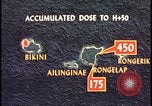 Image of Bikini Atoll fallout map Bikini Atoll Marshall Islands, 1954, second 55 stock footage video 65675078383