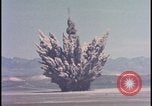 Image of dust cloud from tactical nuclear explosion Nevada United States USA, 1955, second 10 stock footage video 65675078386