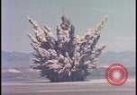 Image of dust cloud from tactical nuclear explosion Nevada United States USA, 1955, second 12 stock footage video 65675078386