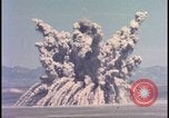 Image of dust cloud from tactical nuclear explosion Nevada United States USA, 1955, second 19 stock footage video 65675078386