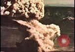 Image of dust cloud from tactical nuclear explosion Nevada United States USA, 1955, second 61 stock footage video 65675078386