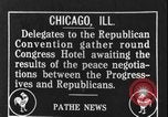 Image of Republican Convention 1916 Chicago Illinois USA, 1916, second 1 stock footage video 65675078388