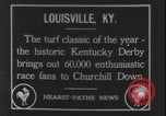 Image of Kentucky Derby Louisville Kentucky USA, 1918, second 1 stock footage video 65675078399