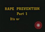 Image of Rape prevention United States USA, 1977, second 42 stock footage video 65675078426
