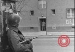 Image of street fighting US soldiers Halle Germany, 1945, second 15 stock footage video 65675078458