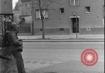 Image of street fighting US soldiers Halle Germany, 1945, second 22 stock footage video 65675078458