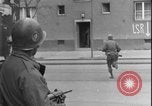 Image of street fighting US soldiers Halle Germany, 1945, second 25 stock footage video 65675078458