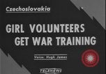 Image of Czechoslovakian woman soldiers Prague Czechoslovakia, 1948, second 3 stock footage video 65675078474