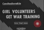 Image of Czechoslovakian woman soldiers Prague Czechoslovakia, 1948, second 6 stock footage video 65675078474