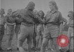 Image of Czechoslovakian woman soldiers Prague Czechoslovakia, 1948, second 49 stock footage video 65675078474