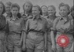 Image of Czechoslovakian woman soldiers Prague Czechoslovakia, 1948, second 52 stock footage video 65675078474