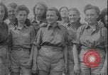 Image of Czechoslovakian woman soldiers Prague Czechoslovakia, 1948, second 53 stock footage video 65675078474