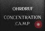 Image Camp de concentration d'Ohrdruf Thuringe Allemagne, 1945, de la seconde 5 séquences d'archives historiques vidéo 65675078478