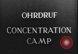 Image Camp de concentration d'Ohrdruf Thuringe Allemagne, 1945, de la seconde 7 séquences d'archives historiques vidéo 65675078478