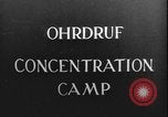 Image Camp de concentration d'Ohrdruf Thuringe Allemagne, 1945, de la seconde 8 séquences d'archives historiques vidéo 65675078478