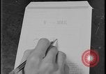 Standbild V-Mail United States USA, 1944, aus Sekunde 55 historischem Filmmaterial Videoclip 65675078493