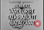 Standbild Alexander Archer Vandegrift Guadalcanal Salomonen, 1942, aus Sekunde 7 historischem Filmmaterial Videoclip 65675078495