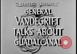 Standbild Alexander Archer Vandegrift Guadalcanal Salomonen, 1942, aus Sekunde 10 historischem Filmmaterial Videoclip 65675078495