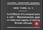 Image of Lord Mayor Liverpool New York City USA, 1931, second 4 stock footage video 65675078525