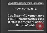 Image of Lord Mayor Liverpool New York City USA, 1931, second 10 stock footage video 65675078525