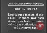 Image of primitive lifestyle Fort Myers Florida USA, 1931, second 5 stock footage video 65675078527