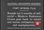 Image of primitive lifestyle Fort Myers Florida USA, 1931, second 11 stock footage video 65675078527