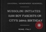 Image of Benito Mussolini Rome Italy, 1931, second 1 stock footage video 65675078528