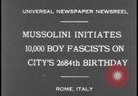 Image of Benito Mussolini Rome Italy, 1931, second 3 stock footage video 65675078528