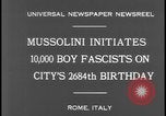 Image of Benito Mussolini Rome Italy, 1931, second 7 stock footage video 65675078528