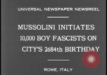 Image of Benito Mussolini Rome Italy, 1931, second 10 stock footage video 65675078528
