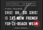 Image Modèles de maillots de bain Paris France, 1938, de la seconde 7 séquences d'archives historiques vidéo 65675078537